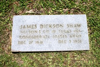 Grave of J. D. Shaw